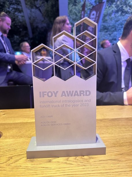 Agilox Wins IFOY Award For Most Innovative AMR Solution 